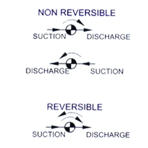 Flange Type Rotary Pumps (Non Reversible / Reversible)