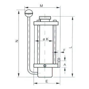 Manual / Hand Operated Grease Pumps H-250-4A, H-600-6A, H-1000-10A